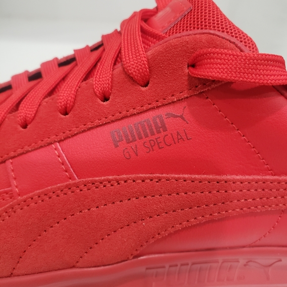 Puma men's GV Special All Red - Picture 3 of 8